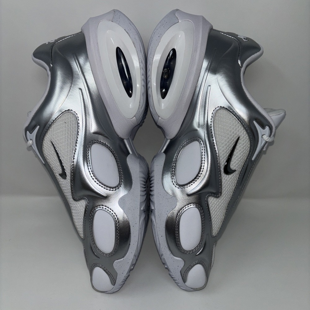 Nike Air Max Muse White Metallic Silver Sneaker FV1920-100 Women's Size 10 - Picture 2 of 11